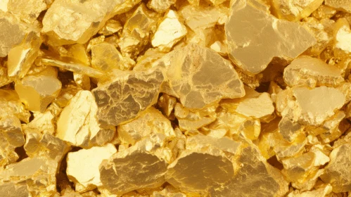 Golden Nugget Texture Close-Up