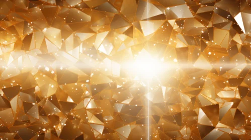 Intricate Polygonal Shapes - Abstract 3D Background