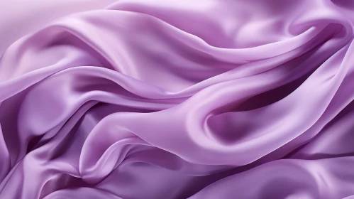 Luxurious Purple Silk Fabric Texture Close-Up
