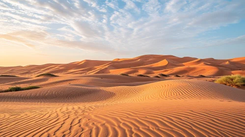 Sahara Desert Sand Dunes in Africa