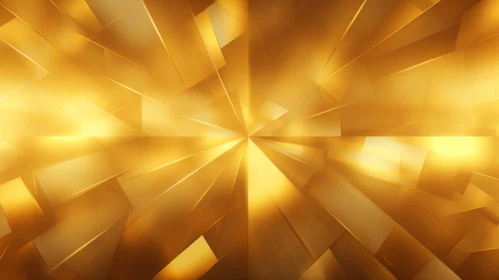 Golden Surface 3D Rendering with Radial Gradient