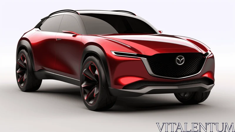 Futuristic Mazda CX9 Concept Unveiling - Photobashing Technique AI Image
