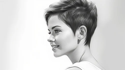 Smiling Young Woman Portrait