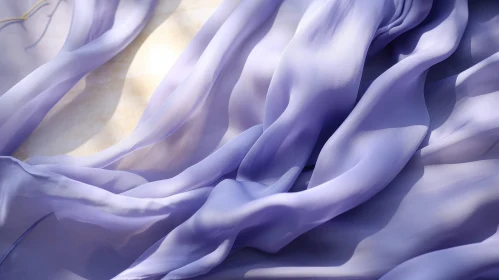 Elegant Purple Silk Fabric Close-Up
