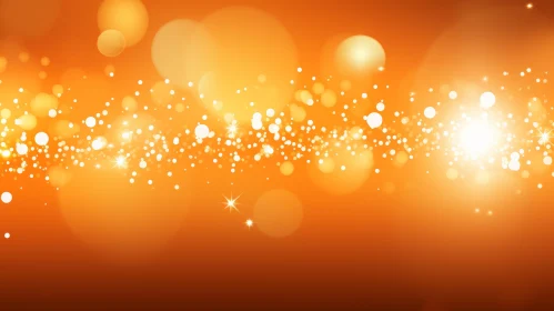 Warm-Colored Abstract Background with Sparkles