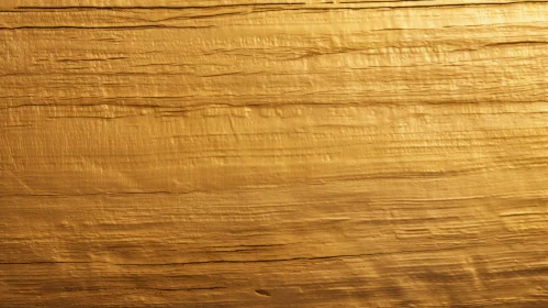 Aged Wooden Surface Painted in Gold