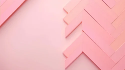 Pink Herringbone Pattern Background - 3D Rendering