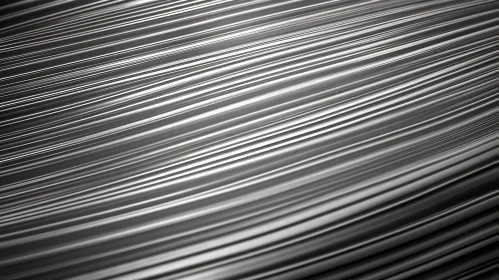 Shiny Curved Metallic Surface - Abstract Background