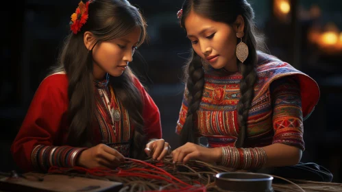 Traditional Guatemalan Women Textile Project