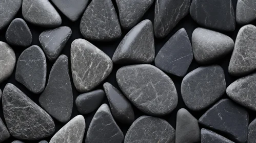 Black and Gray Stone Textures - Top View