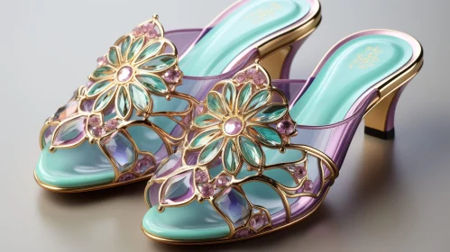 Elegant Floral High-Heeled Shoes | Fashion Statement