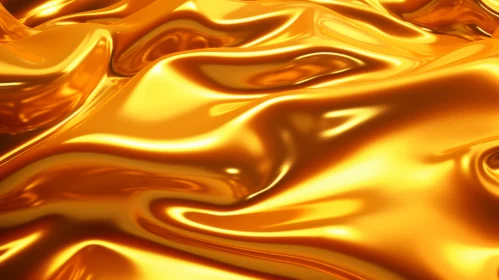 Luxurious Gold Fabric - 3D Rendered Texture for Websites