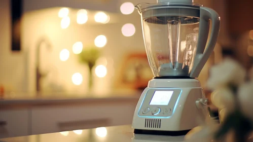 Sleek Electric Blender with Glass Jug | Kitchen Appliance