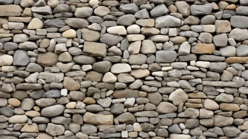 Traditional Dry Stone Wall - Textured Stonework