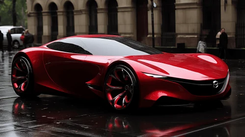 Impressive Mazda Sports Car | Fluid Formations | Red |