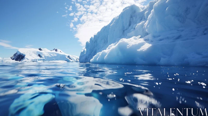 Arctic Iceberg - Stunning Natural Beauty AI Image
