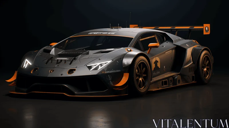 Lamborghini Ultimo 2: A Captivating Racing Car Artwork AI Image