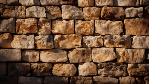 Stone Wall Texture - Detailed View