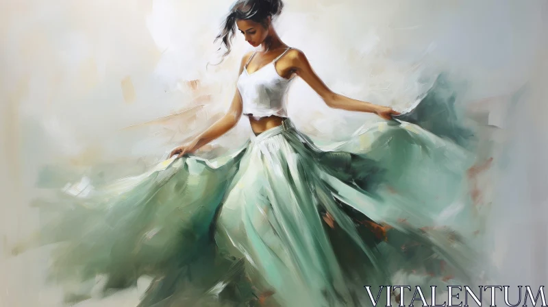 AI ART Graceful Woman Dancing | Realistic Art