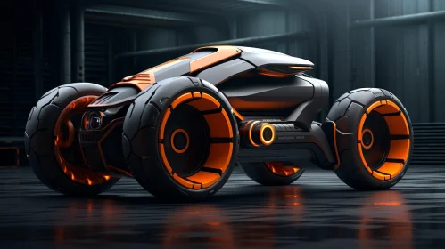 Innovative Futuristic Concept Car Design