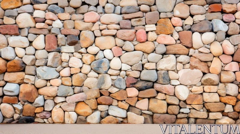 AI ART Rustic Stone Wall - Old and Sturdy