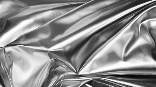 Shiny Silver Foil Background