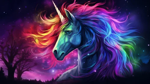 Enchanting Unicorn Digital Painting
