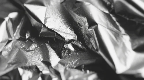 Shiny Silver Foil Texture - Abstract Background for Design