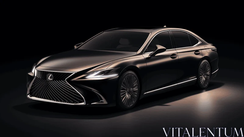 AI ART Bold and Dramatic Concept Lexus LS Sedan | Artistic Design