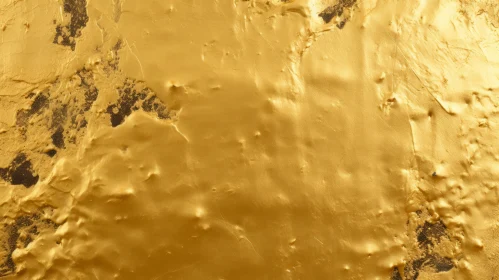 Golden Textured Surface - Close-Up View