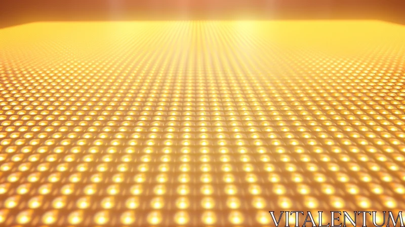 LED Screen Close-Up with Warm White Light AI Image