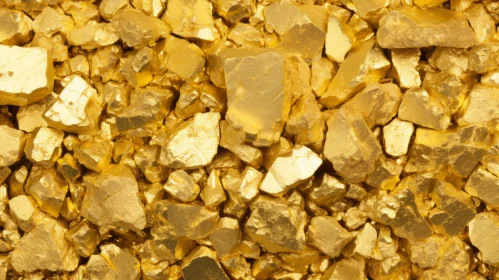 Rich Gold Nuggets Close-up