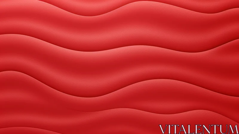 Red Wavy Pattern - Modern and Elegant Background Design AI Image