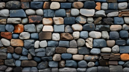 Rustic Dry Stone Wall Artwork