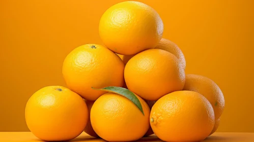 Orange Pyramid - Fruit Photography