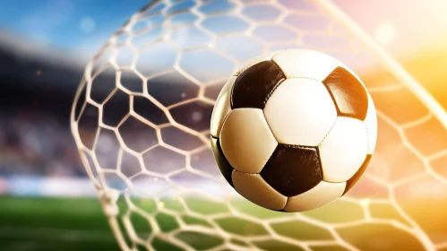 Soccer Ball Impact: Intense Sports Moment
