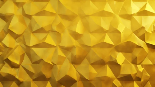 Yellow Geometric 3D Rendering Background