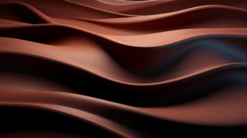 Chocolate Waves Texture | Abstract 3D Render