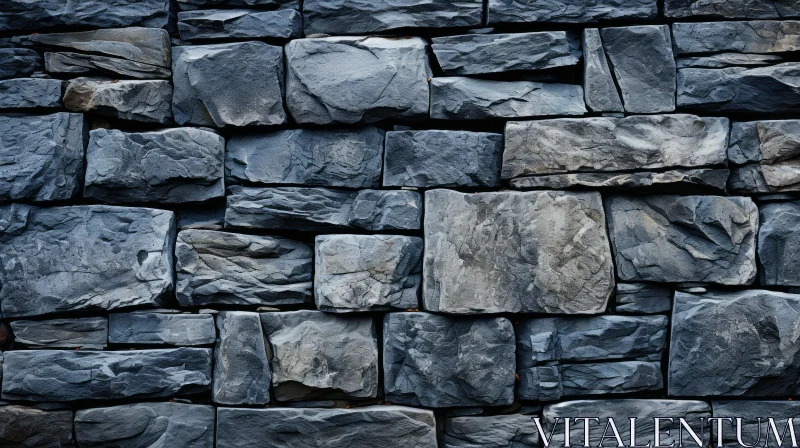 AI ART Enigmatic Stone Wall Photo