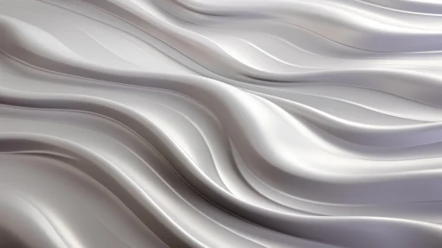 White Silk Fabric Texture - Seamless 3D Rendering