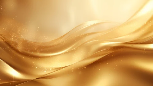 Elegant Golden Wave Pattern Background