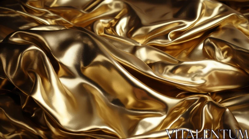 AI ART Luxurious Gold Fabric - Elegant Texture for Design