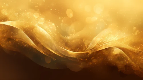 Elegant Golden Wave Background