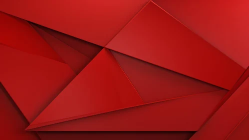 Red Abstract Geometric Background