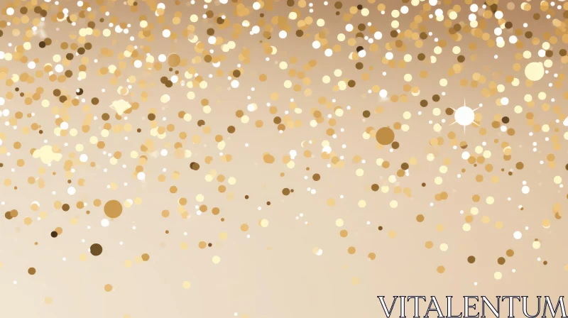 AI ART Golden Glitter Texture - Festive and Elegant Background