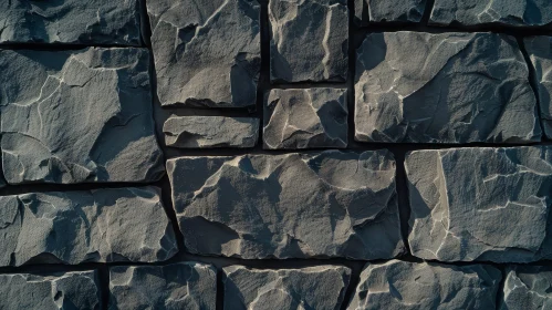 Dark Gray Stone Wall Texture
