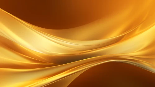 Golden Abstract Waves Background