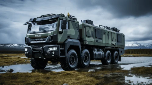 Adventure Themed Military Vehicle in Bold Structural Designs