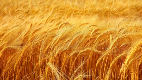 Golden Wheat Field Close-Up: Ready for Harvest