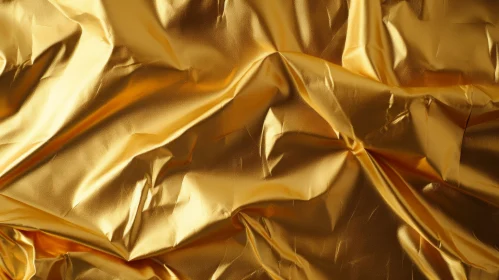 Luxurious Gold Foil - Elegant Texture and Wealth Symbolism